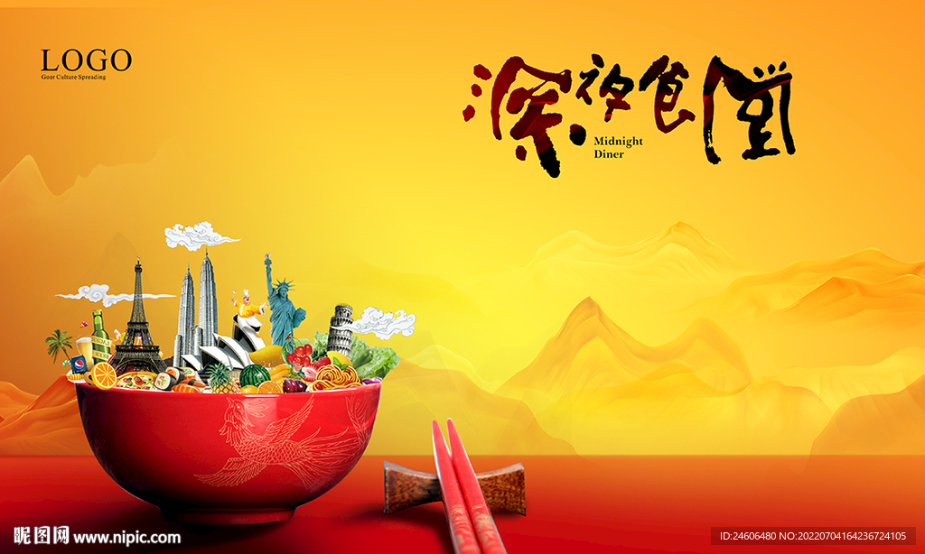 美食海報