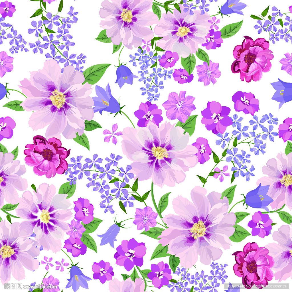 數(shù)碼印花 小碎花