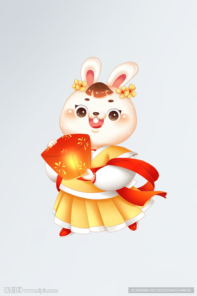 中秋节兔子卡通形象IP节日新年