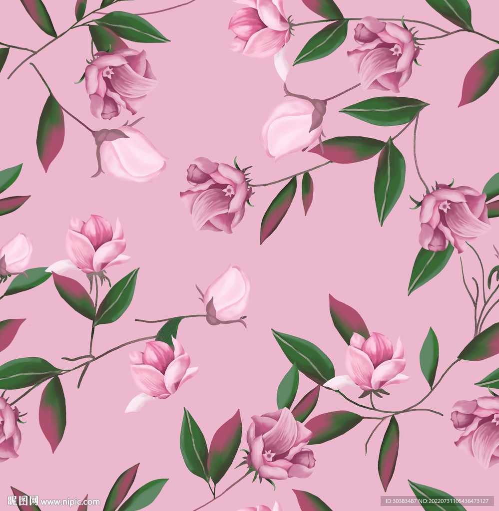 手繪花朵