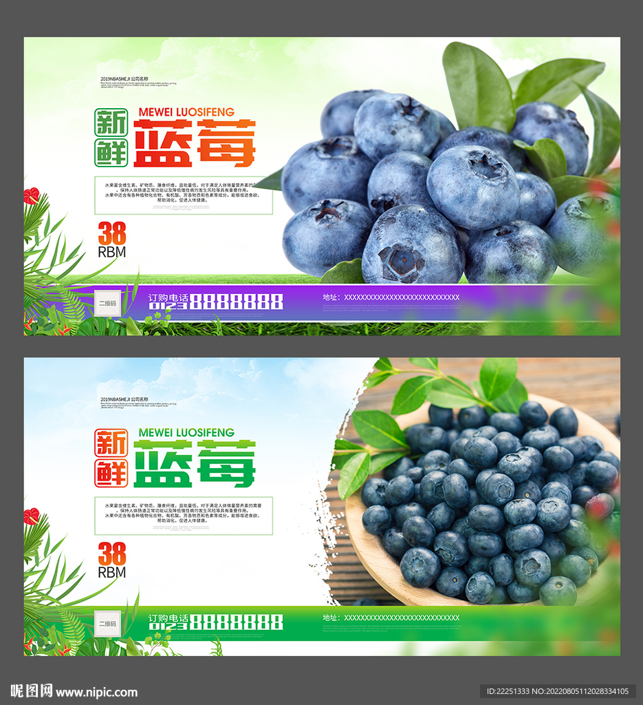 蓝莓海报 