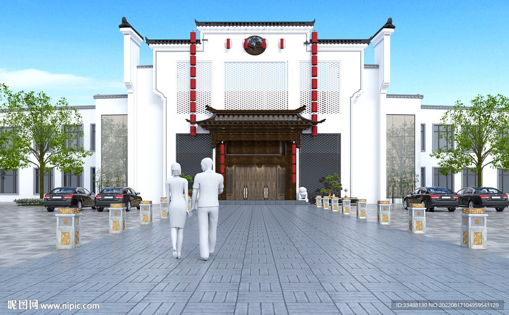校門地板磚街道建筑