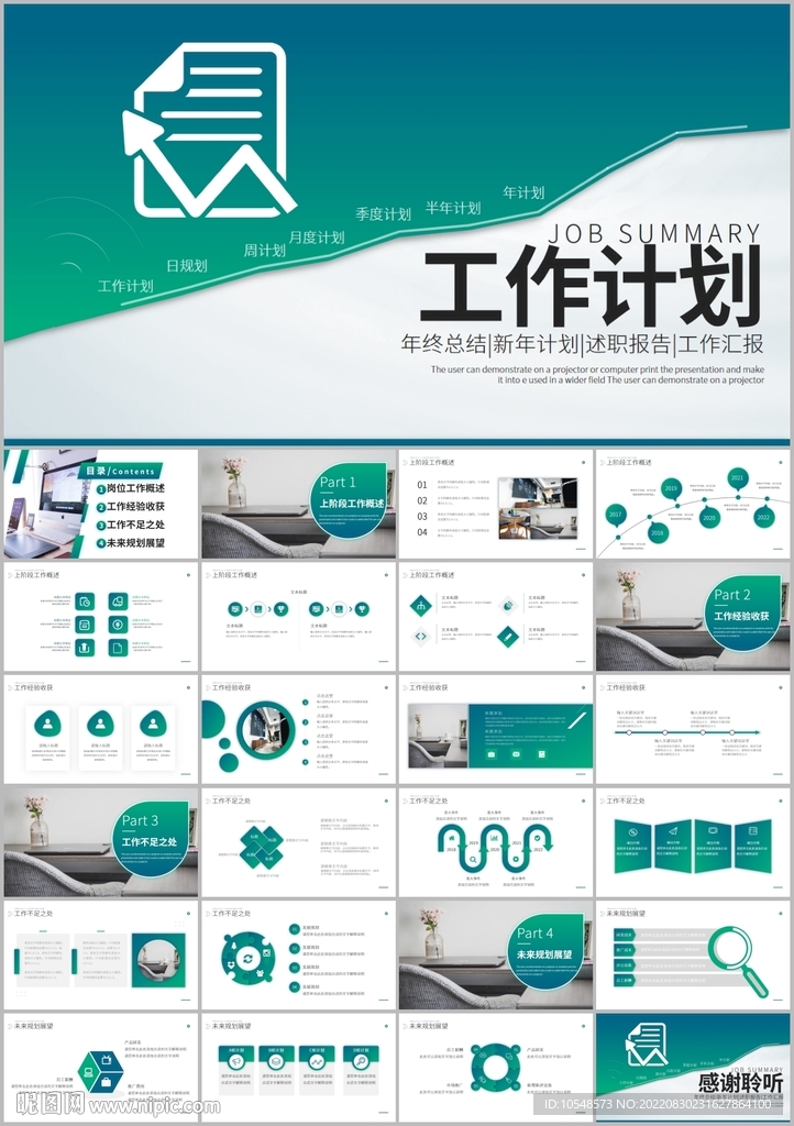 年終總結2022工作總結ppt