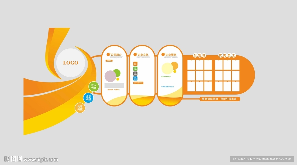 高端企業(yè)文化墻