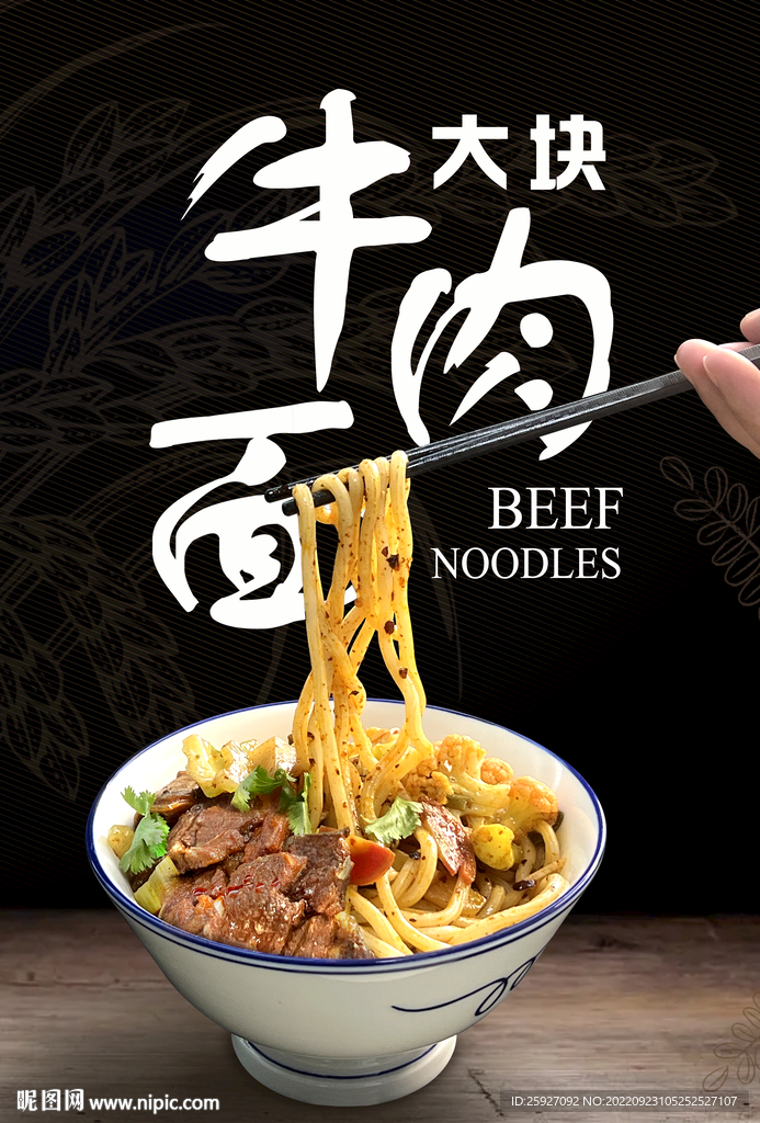 大塊牛肉面海報