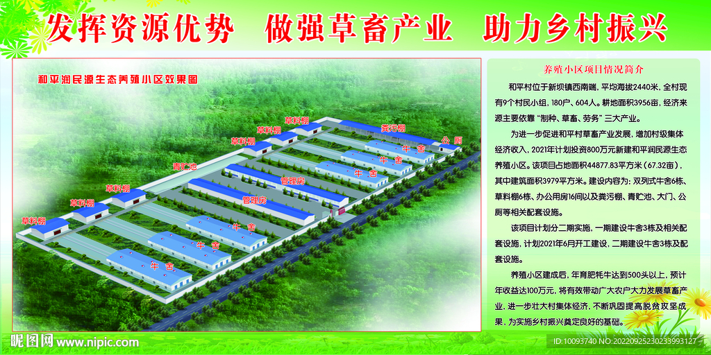 養(yǎng)殖場效果圖展板