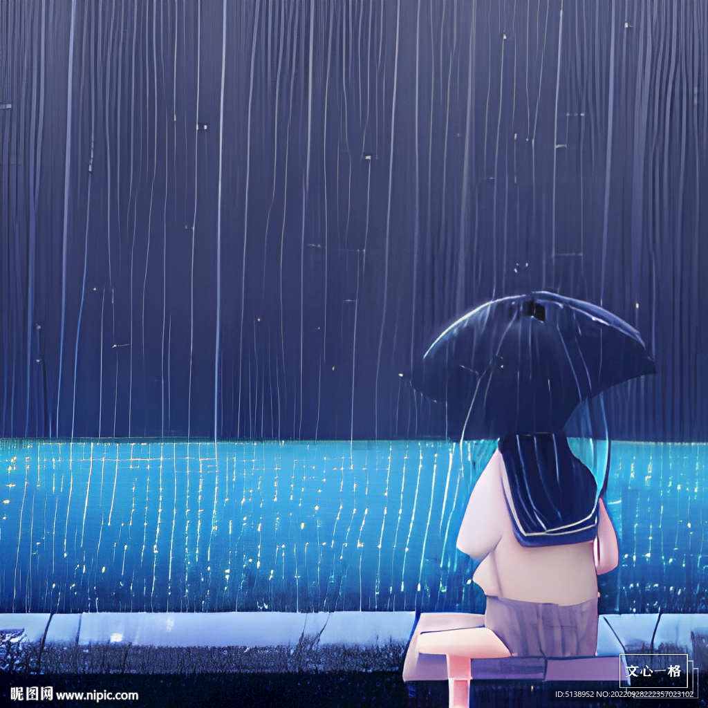 我在雨中等你