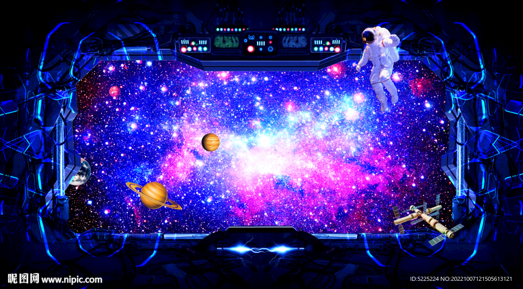  紫色星空 