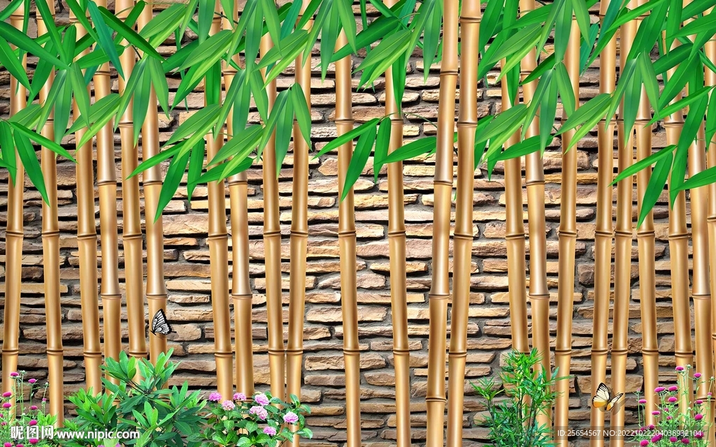 富贵竹背景墙