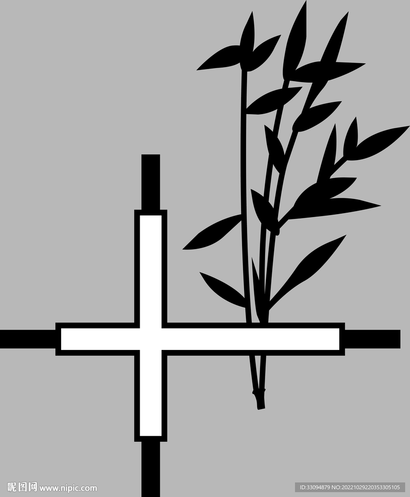 高清分層平開(kāi)門(mén)飾花打印圖