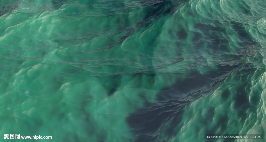 航拍海水