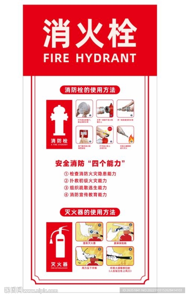 消火栓貼紙