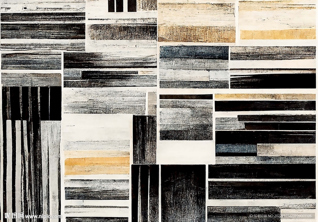 现代抽象几何侘寂风客厅地毯地垫