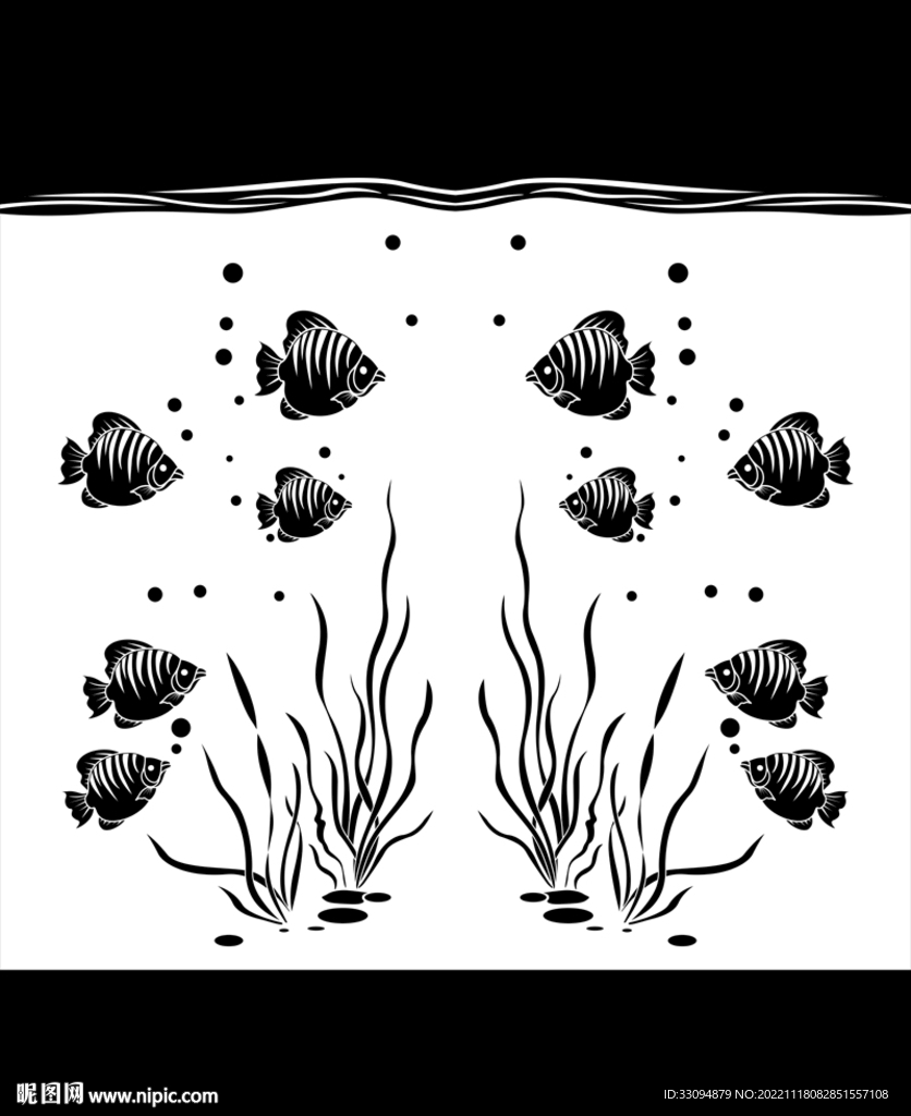 高清分層透明底推拉門打印圖
