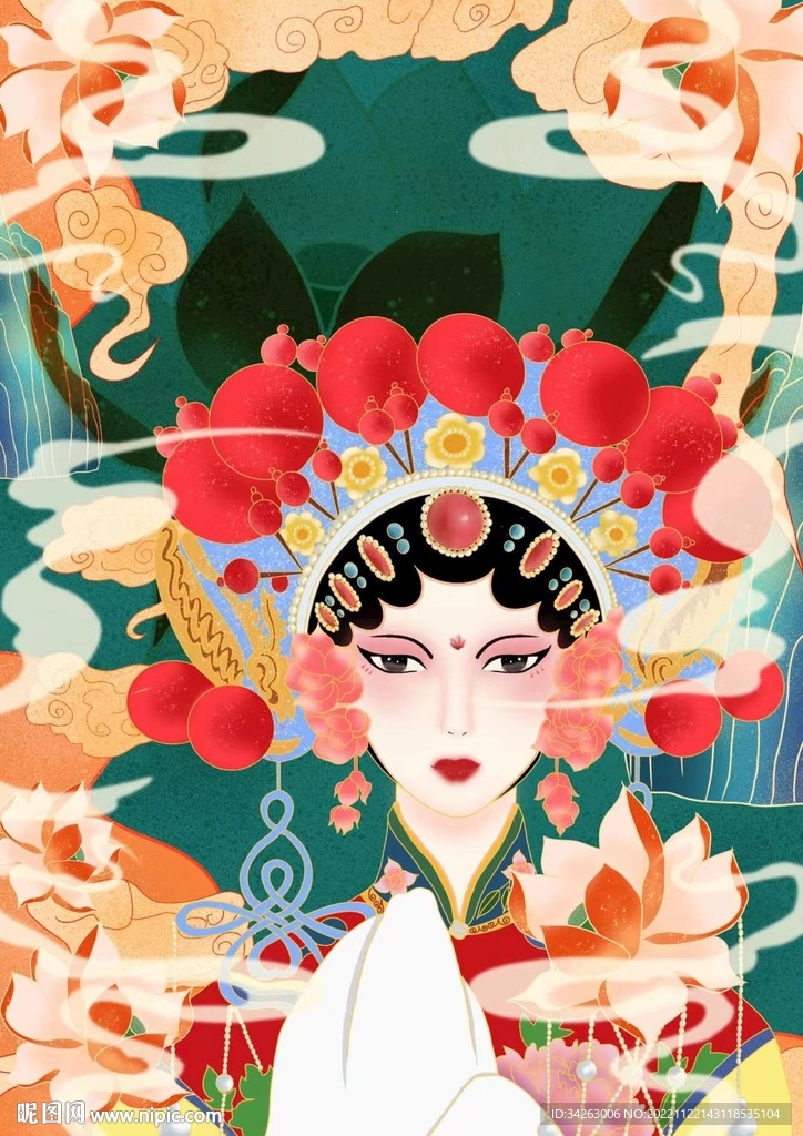 京劇插畫