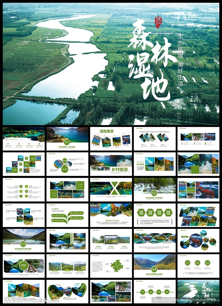 濕地環(huán)境保護(hù)生態(tài)森林業(yè)PPT