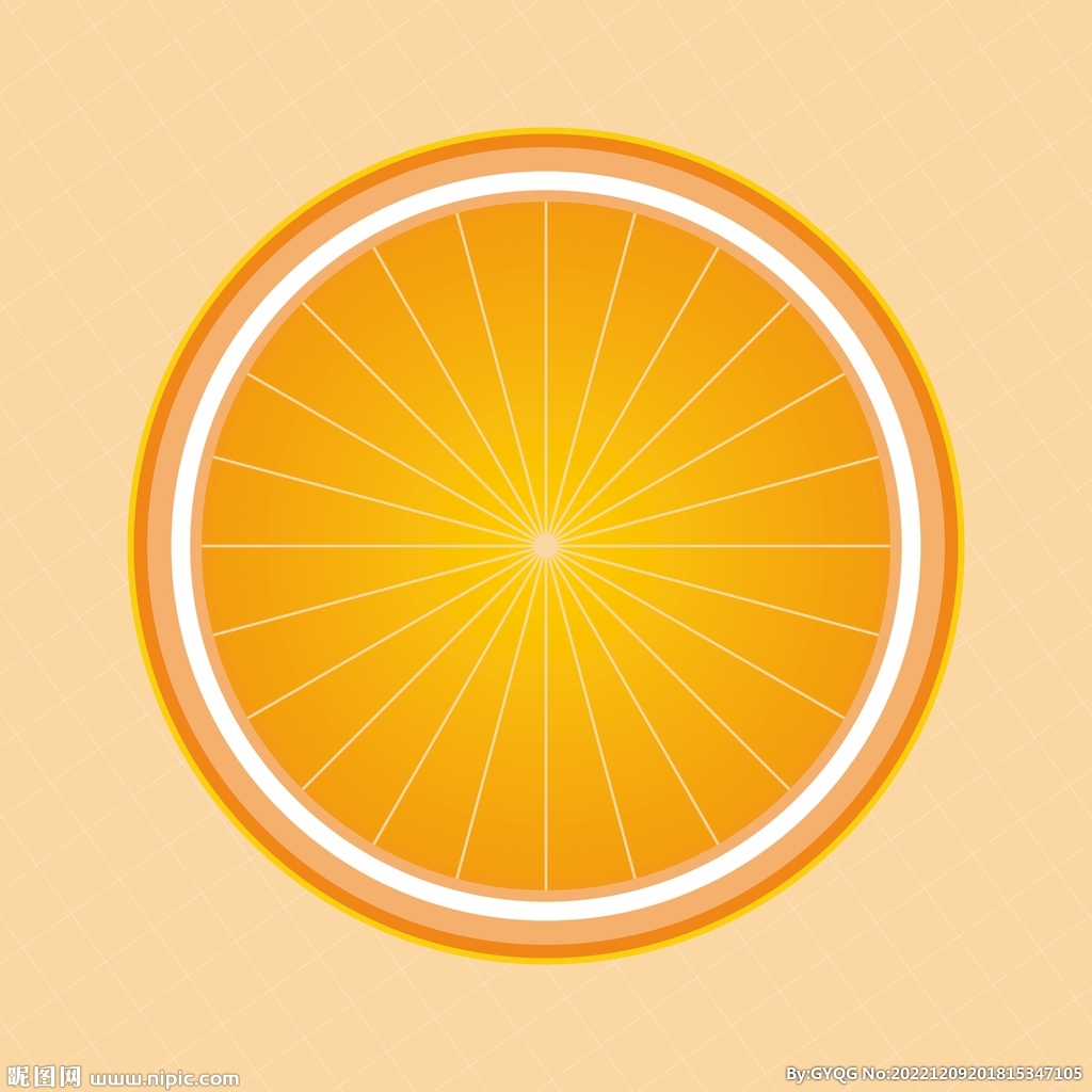 橙子底纹图案