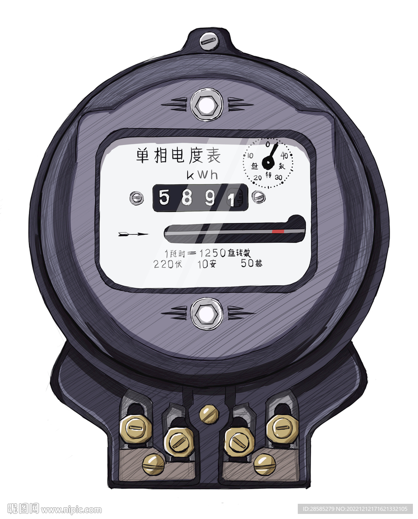 手繪電表