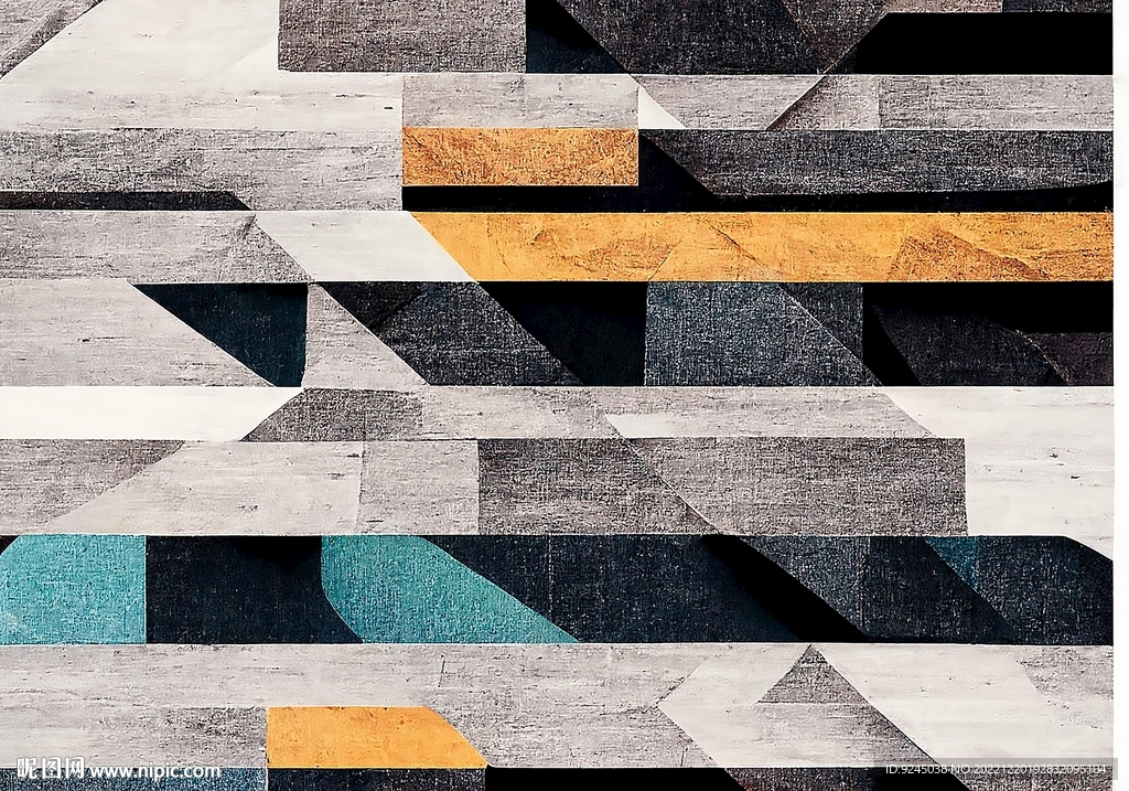现代简约抽象地毯