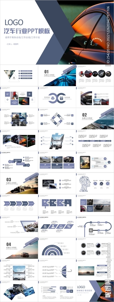 汽車銷售4S店汽車行業(yè)PPT