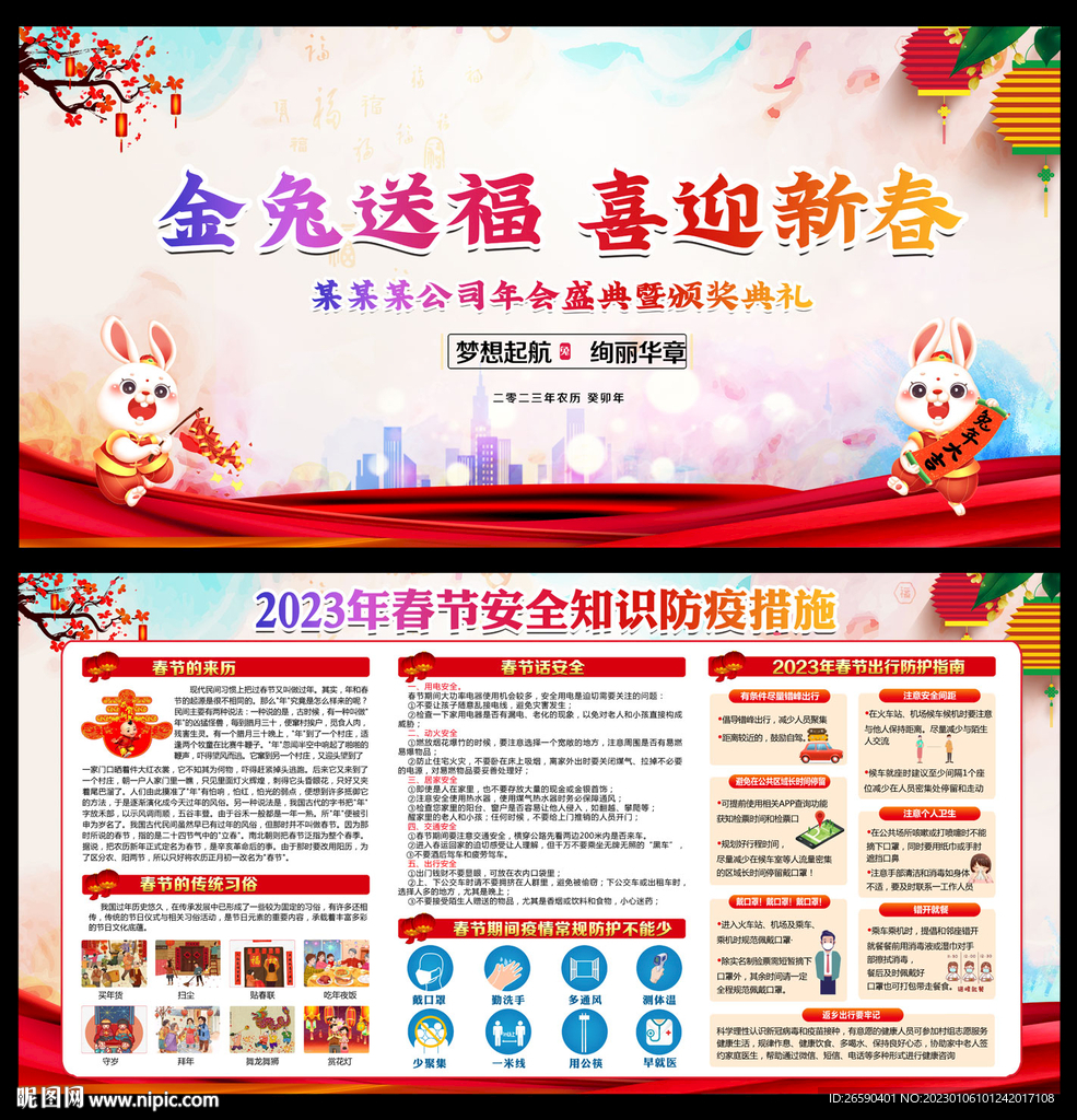 2023年春節安全知識宣傳欄