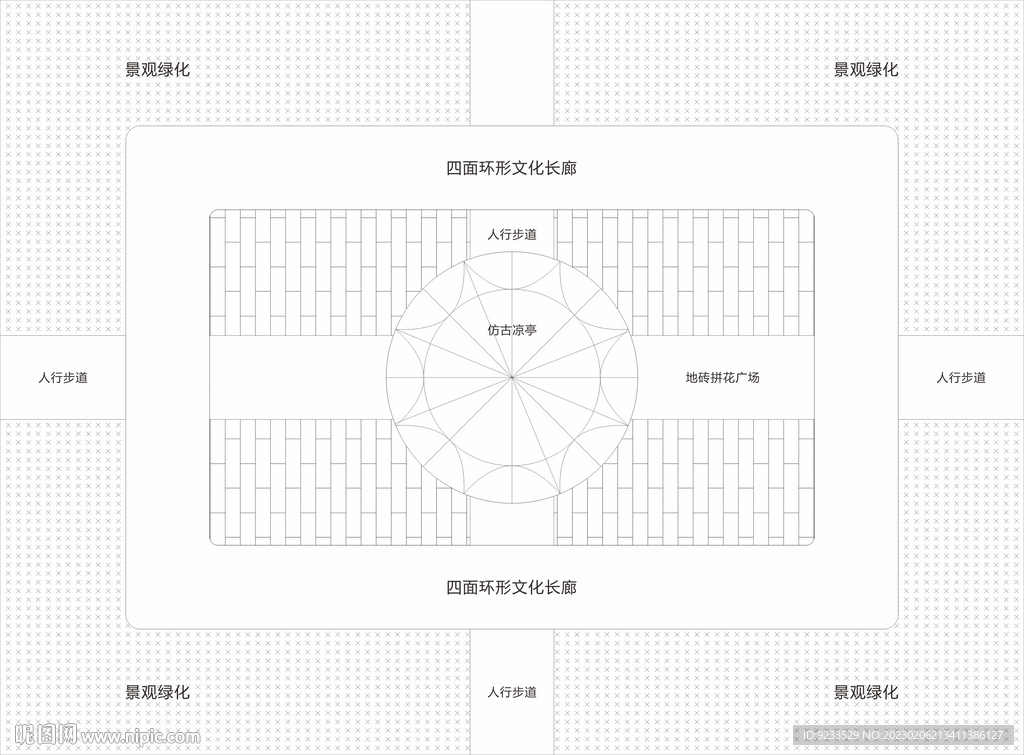 景观平面布置图