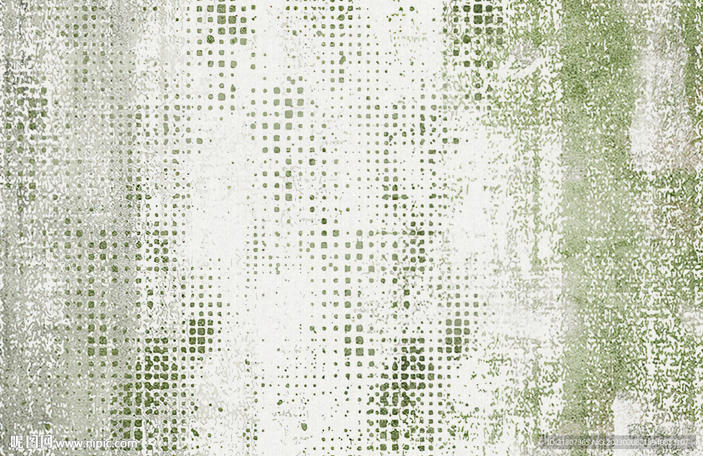 灰绿色抽象地毯