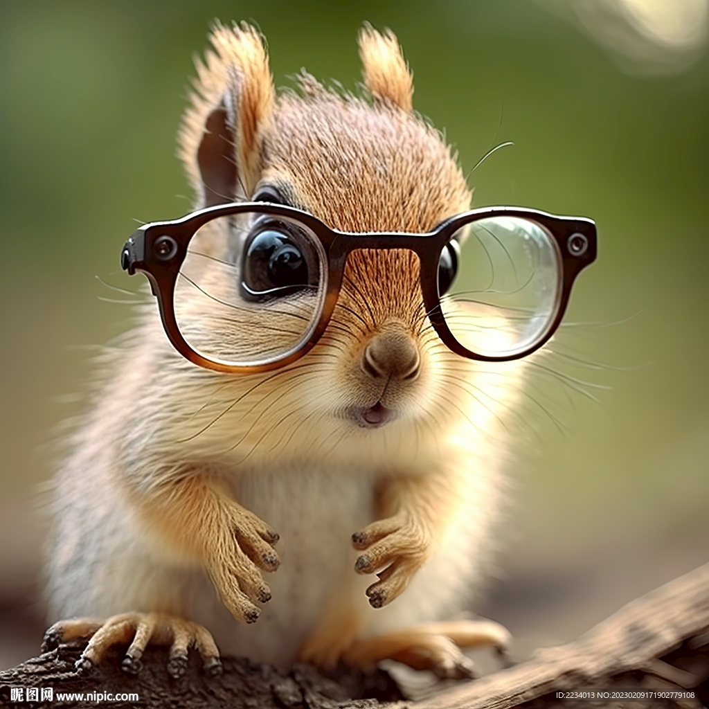 眼镜小松鼠