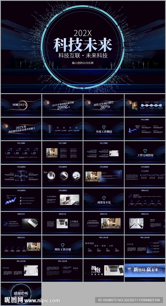 科技年终总结工作汇报计划ppt