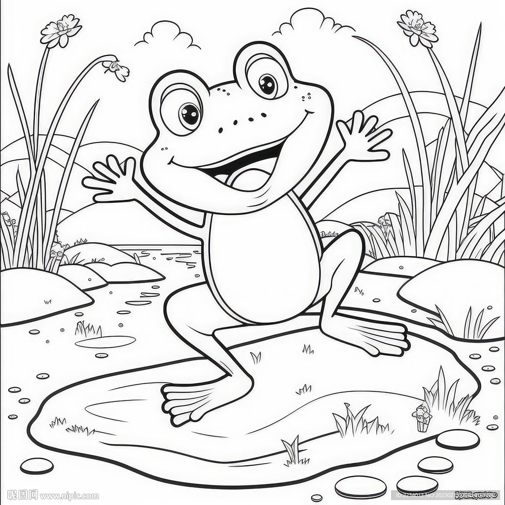 开心的青蛙