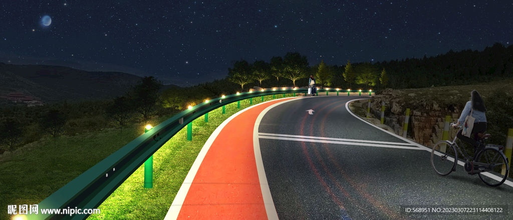 道路環境夜景照明設計