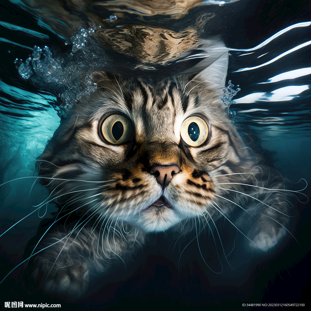 游泳猫