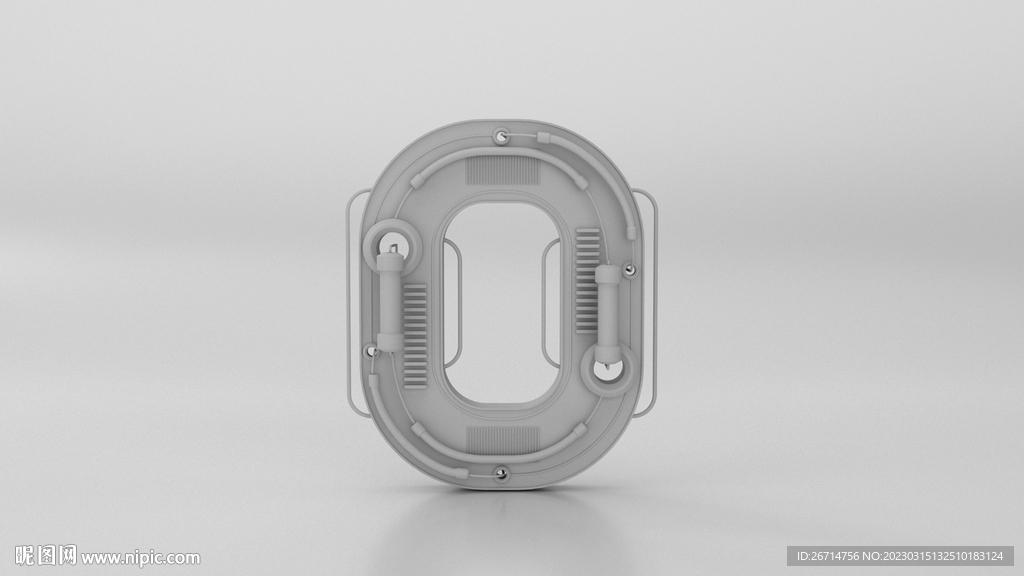 英文字母建模 白膜 C4D?