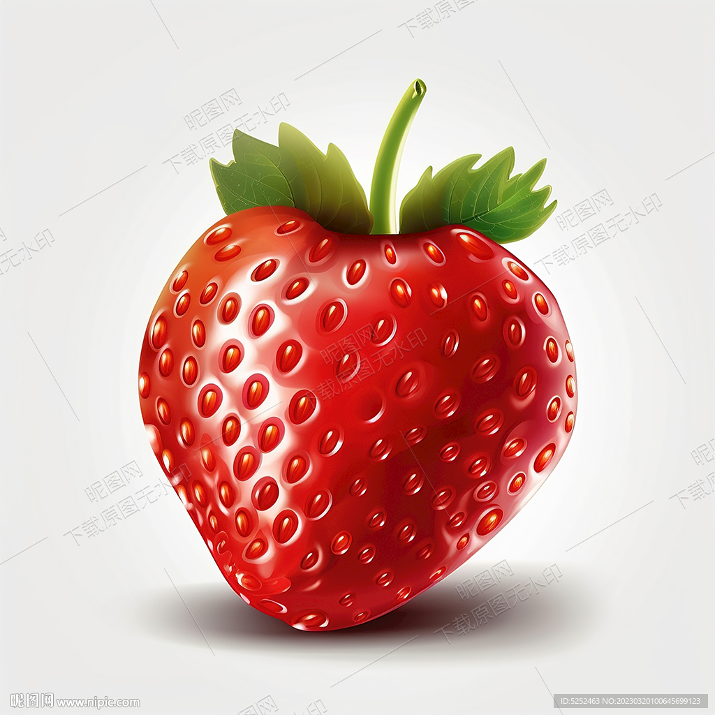 高清草莓素材