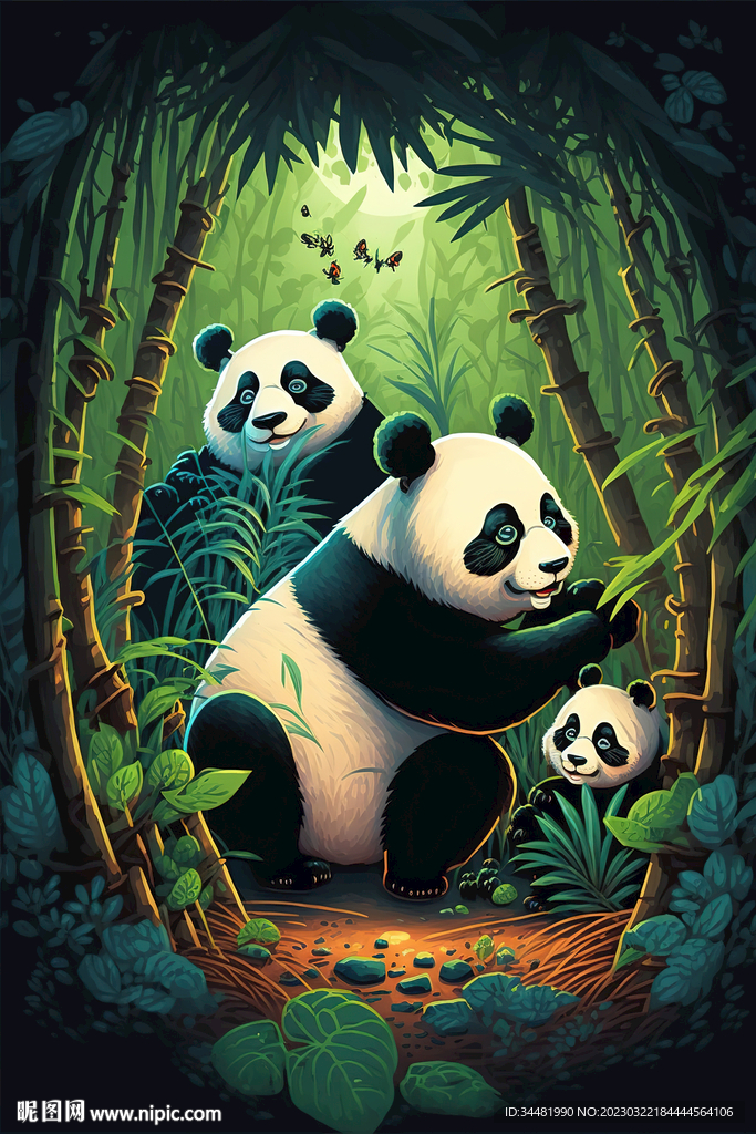 熊猫家庭