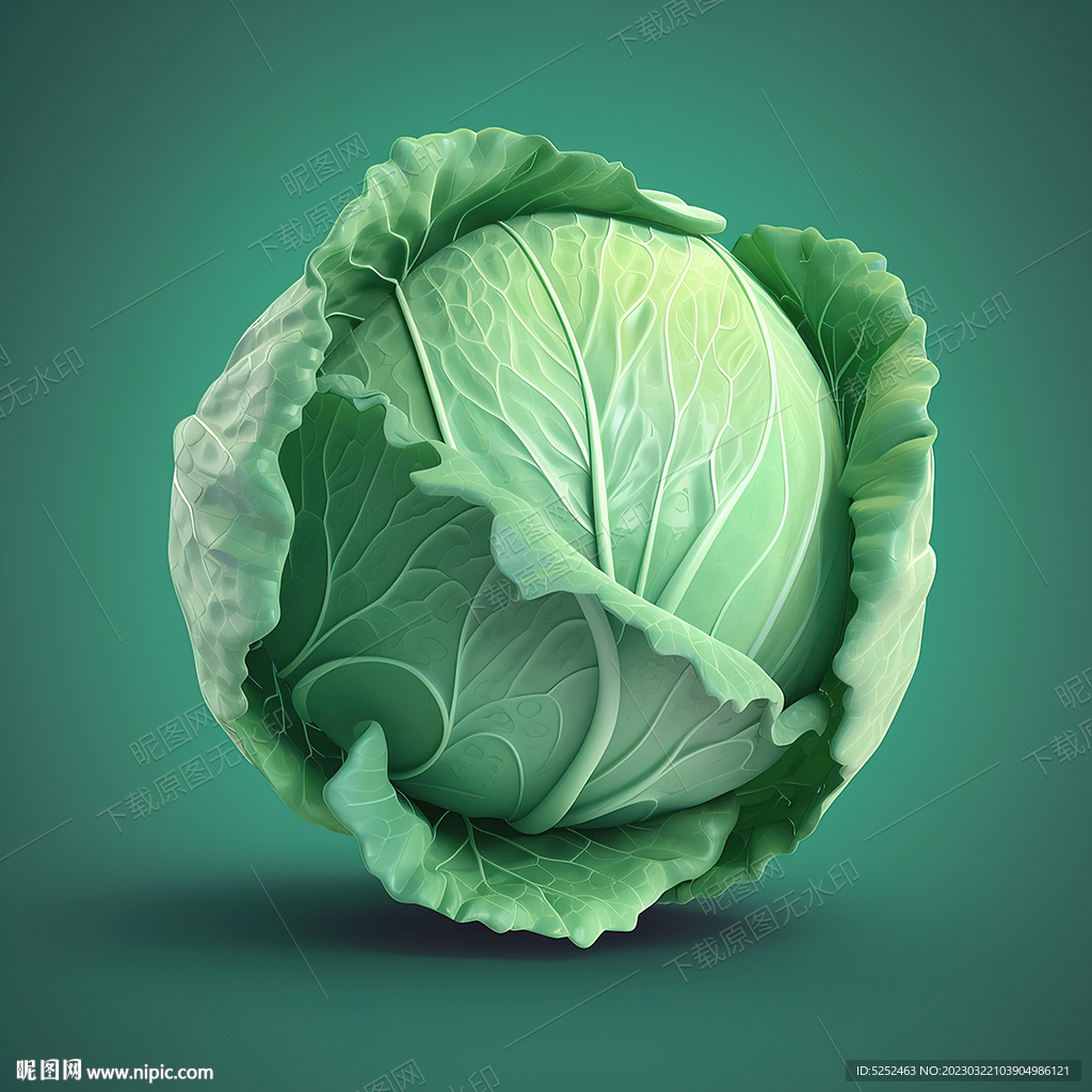 手繪包菜