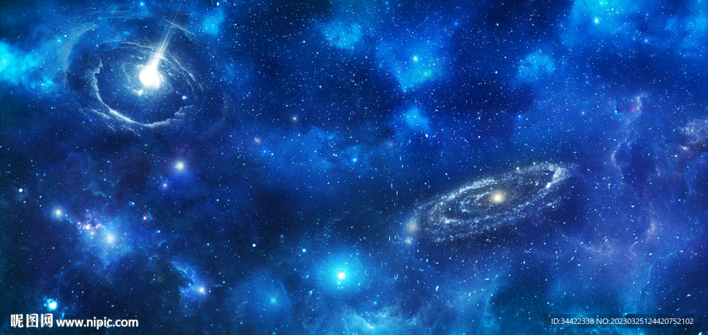 宇宙星空星塵銀河星球