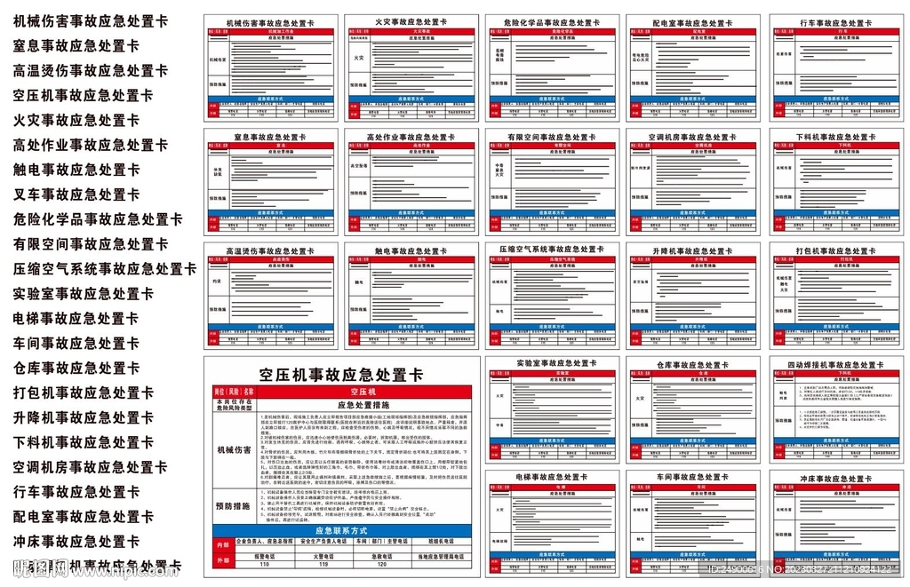 事故應(yīng)急處置卡
