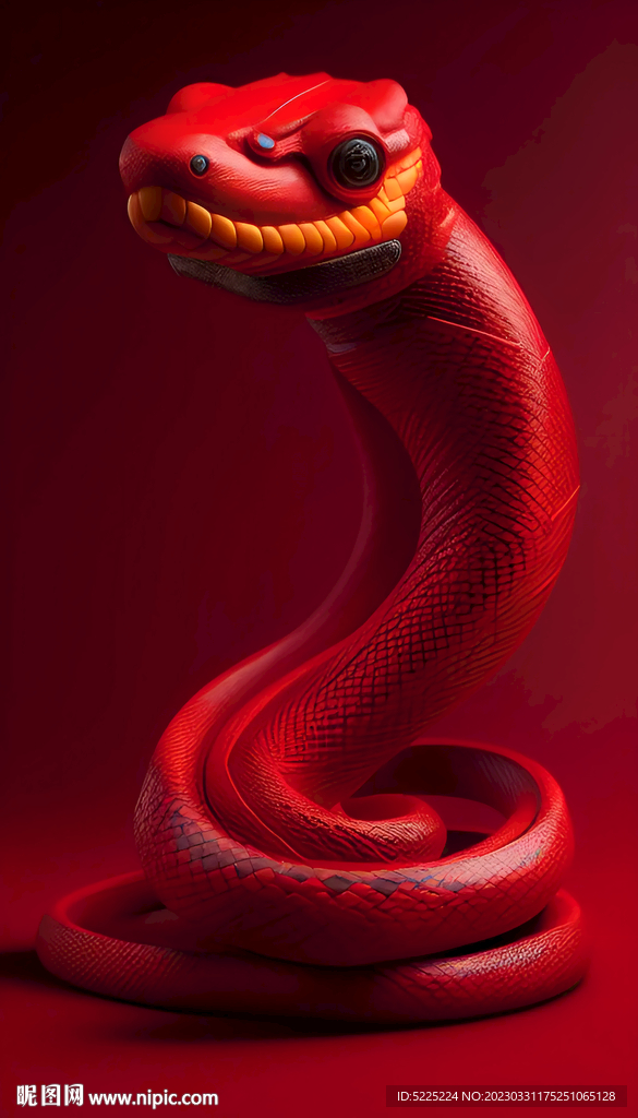 红色的蛇