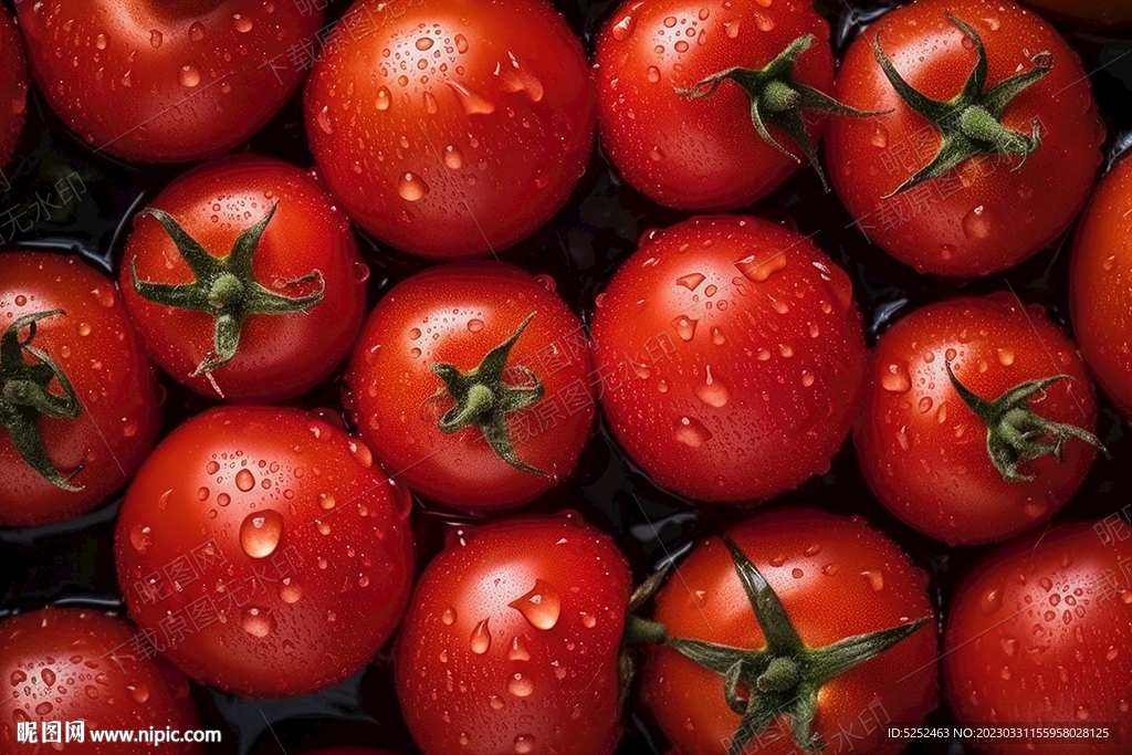 小番茄背景素材