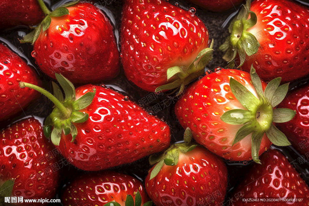 创意草莓背景图