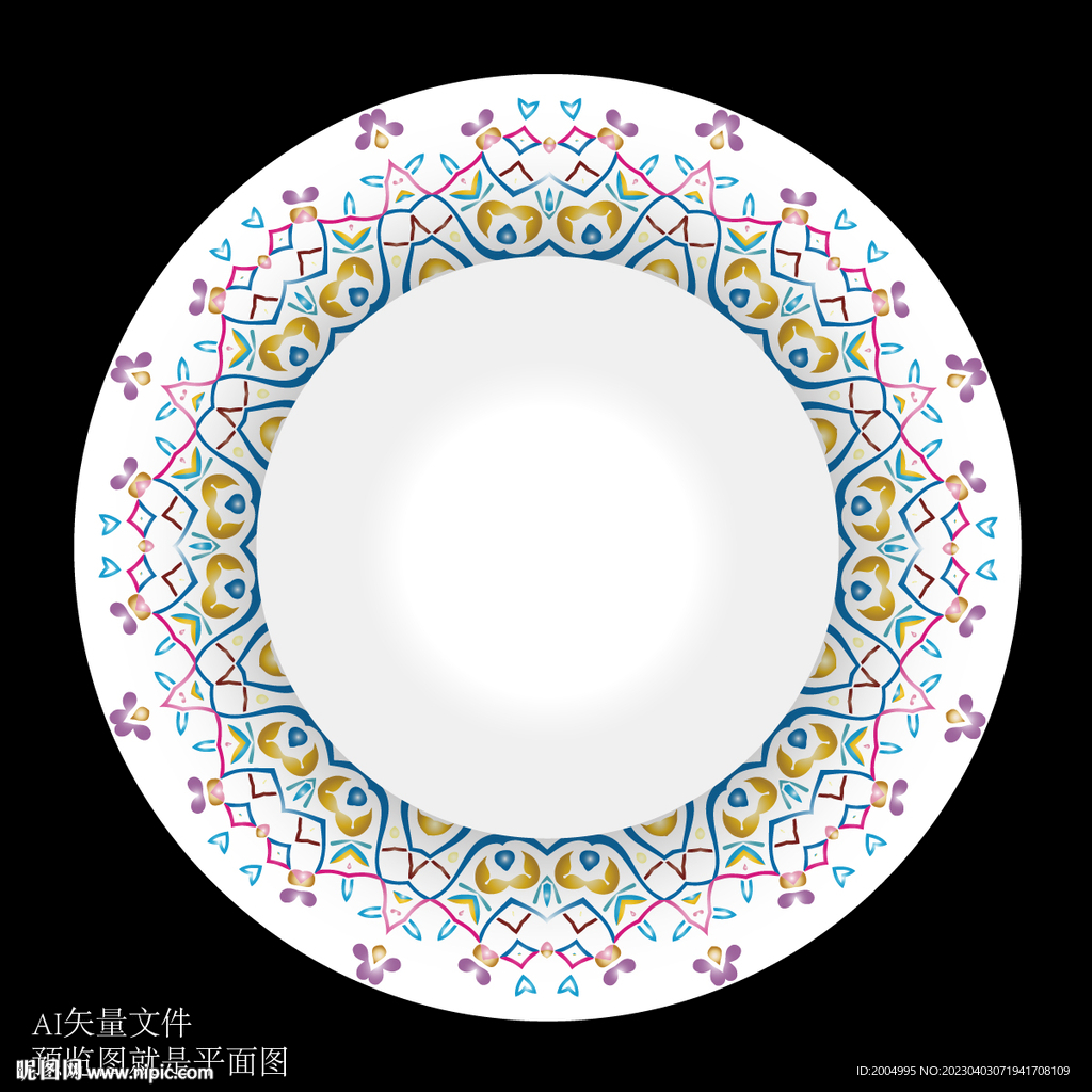 餐具餐盘花面花纹图案