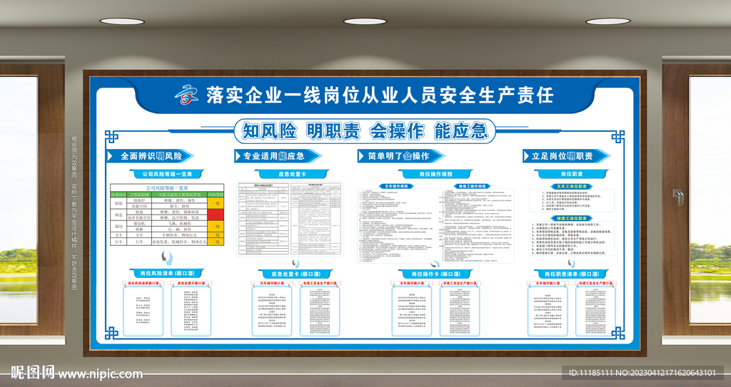 企業崗位人員安全生產兩單兩卡