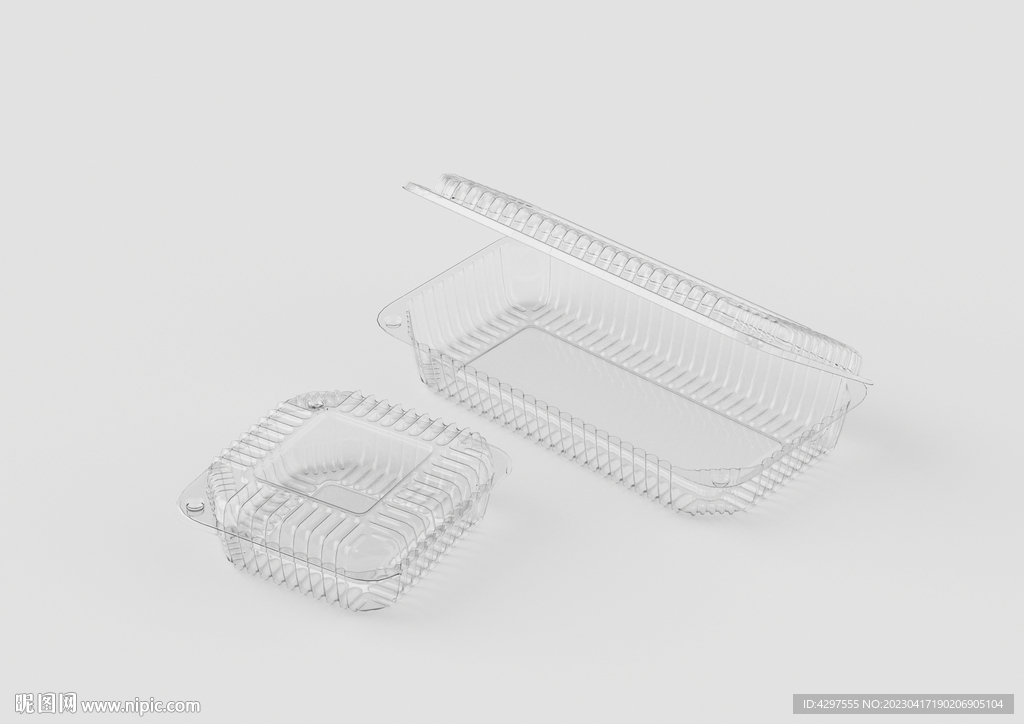 C4D餐盒模型