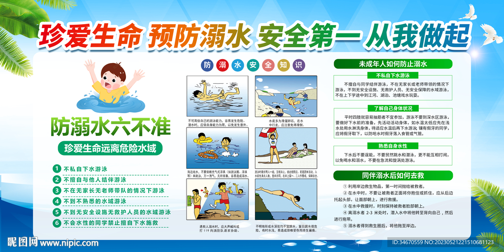 防溺水宣傳欄