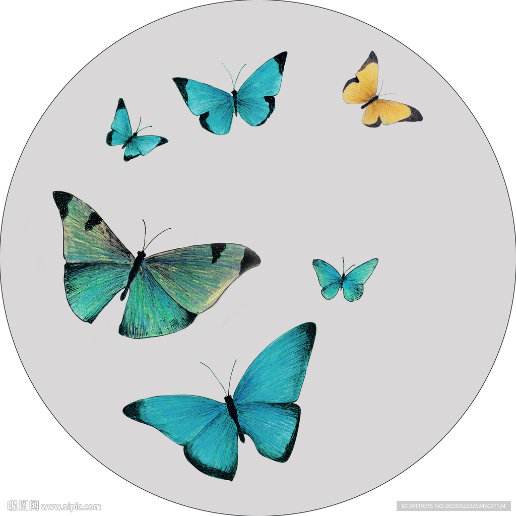 裝飾畫蝴蝶系列