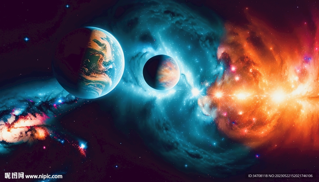 奇幻宇宙壁紙 手繪壁紙