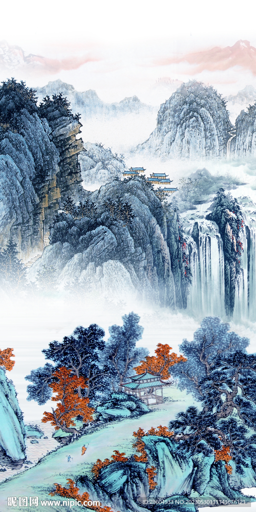 古風 別墅高端玄關(guān) tIF分層