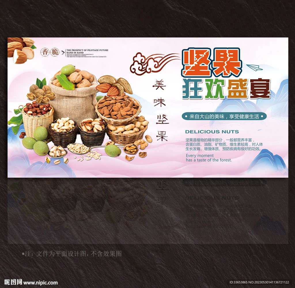 堅果展板