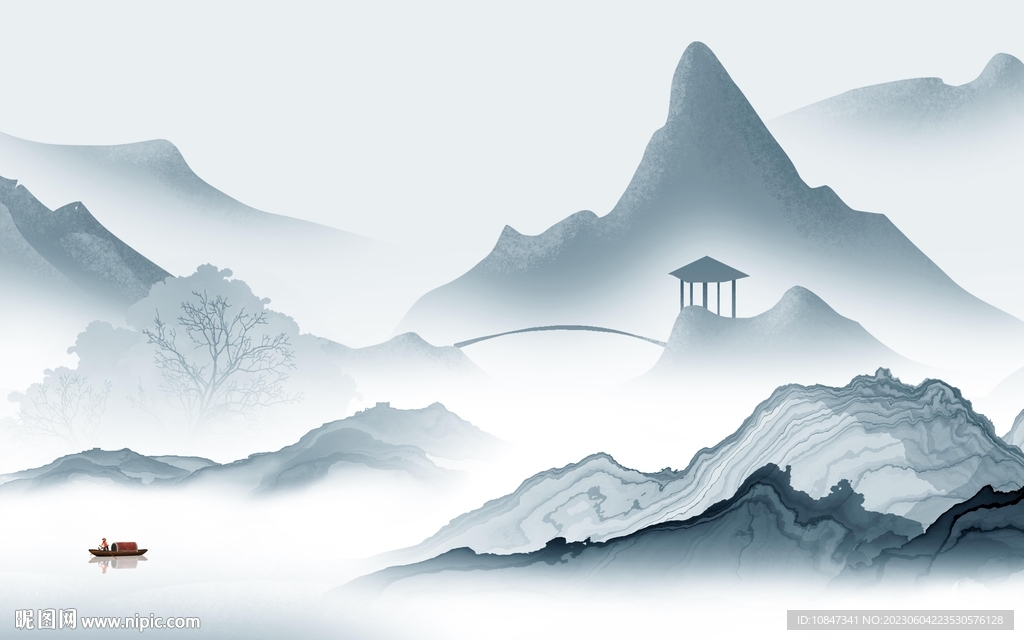 中式高清最新山水 tIf分層